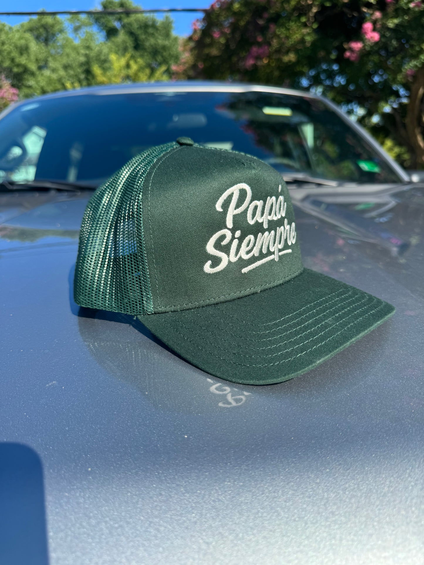 PAPÁ SIEMPRE Trucker Hat - Verde Monte
