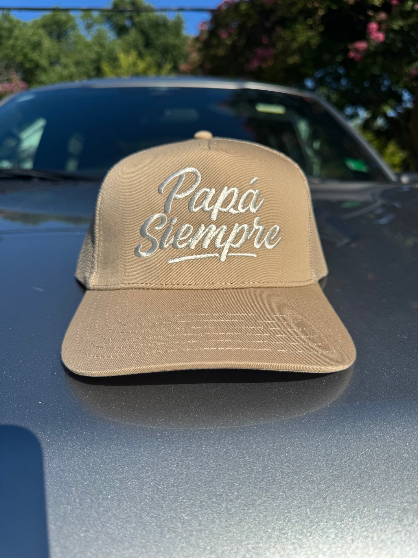PAPÁ SIEMPRE Trucker Hat - Khaki